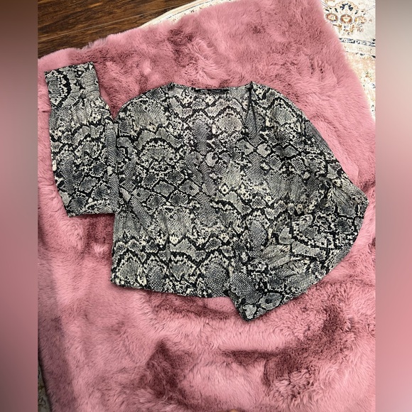 Zara snake print top - Picture 5 of 6